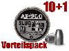 Vorteilspack 10+1 Hohlspitz Diabolos Apolo Slug Kaliber 7,62 mm 3,9 g 60 gr glatt 11 x 100 Stück