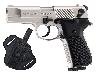 Schreckschuss Pistole Walther P88 Compact nickel KS Kaliber 9 mm P.A.K. (P18) <b>+ Universalholter</b>