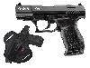 Schreckschuss Pistole Walther P99 schwarz Kaliber 9 mm P.A.K. (P18) <b>+ Universalholster</b>