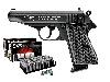 Schreckschuss Pistole Walther PP schwarz Kaliber 9 mm P.A.K. (P18) <b>+ 100 Schuss</b>