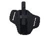 Schnellziehholster Formholster Gürtelholster für mittelgroße Pistolen Cordura rechts und links schwarz